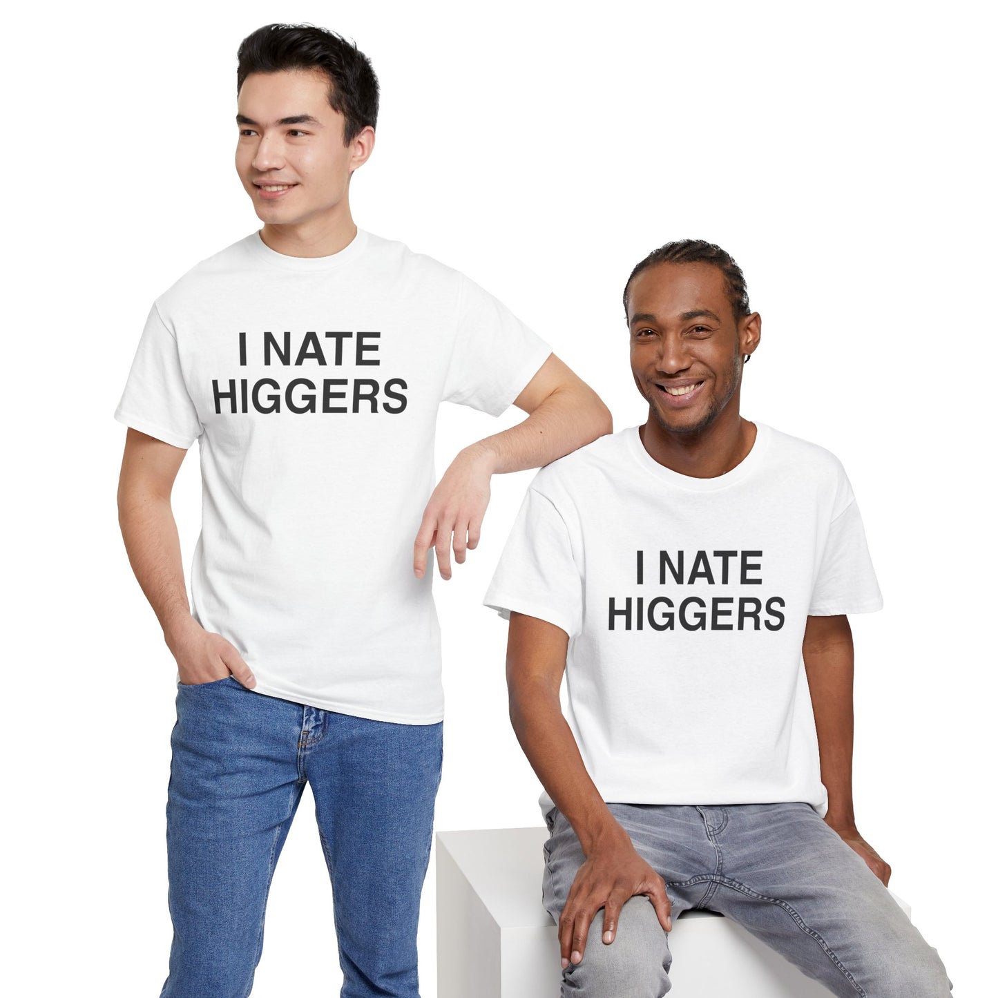 I NATE HIGGERS Unisex Heavy Cotton Tee