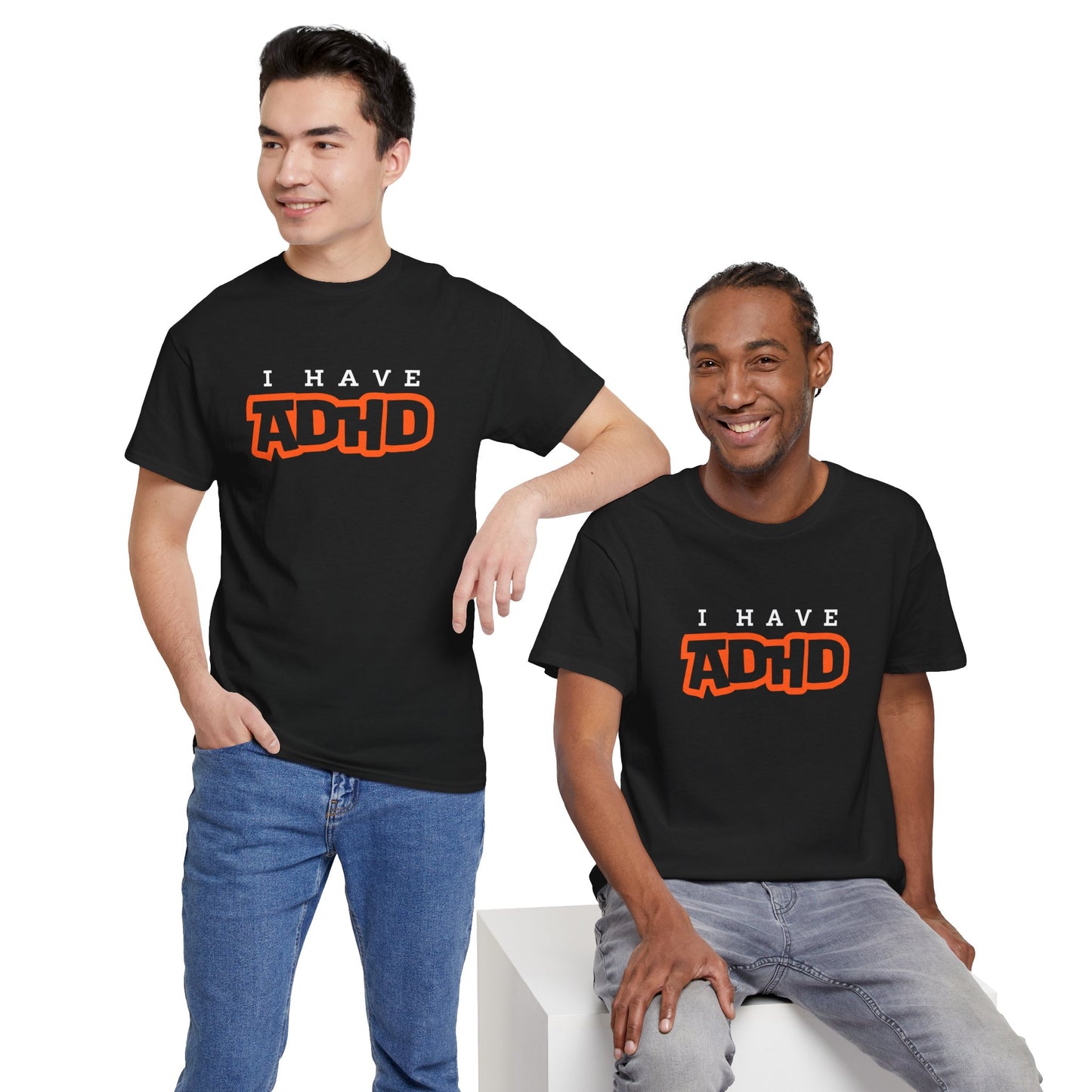 I have ADHD Unisex Heavy Cotton Tee