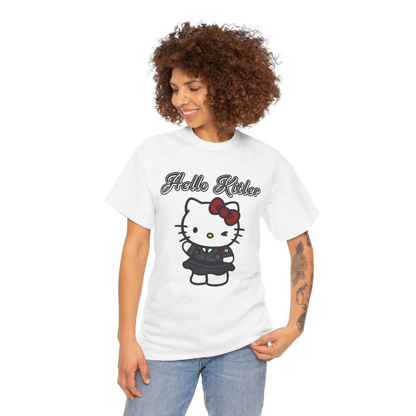 Hello Kitler Unisex Heavy Cotton Tee