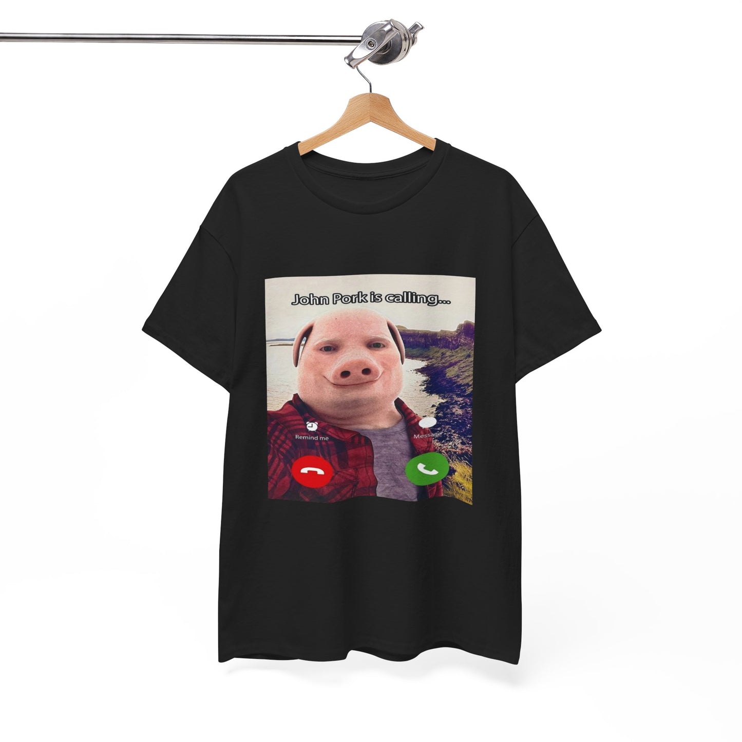 John Pork is calling Unisex Heavy Cotton Tee